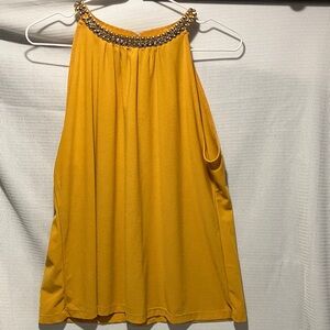 Golden Chain-Embellished Women's Blouse